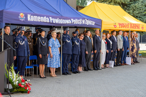 Uczestnicy święta Policji