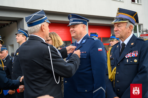 komendant powiatowy policji w zgierzu otrzymuje odznaczenie za zasługi dla straży pożarnej