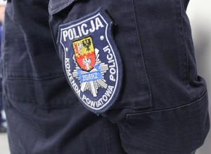 naszywka Komendy Powiatowej Policji w Zgierzu.