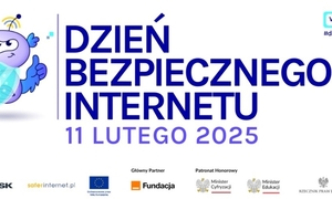 plakat z informacja o dniu bezpiecznego internetu.