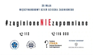hasło kampanii oraz loga fundacji na białym tle