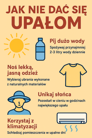 Działania profilaktyczne przeciwko upałom