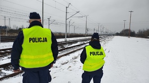 Policjanci biorący udział w operacji TOR