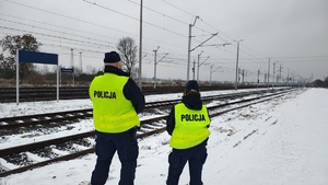 Policjanci biorący udział w operacji TOR