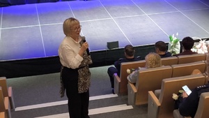 Zaproszeni goście podczas obchodów 100-lecia Kobiet w Policji