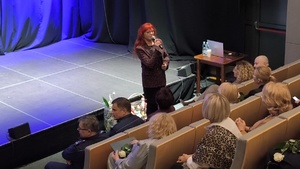 Zaproszeni goście podczas obchodów 100-lecia Kobiet w Policji