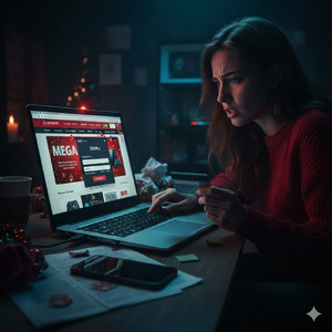 Kobieta robiąca zakupy przez internet