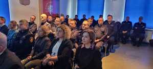 Odprawa roczna w Komendzie Powiatowej Policji w Zgierzu