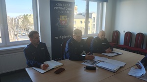 Narada służbowa kadry kierowniczej KPP w Zgierzu