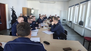 Narada służbowa kadry kierowniczej KPP w Zgierzu