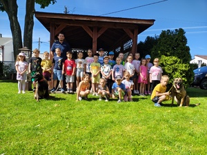 Policjanci z wizytą w przedszkolu